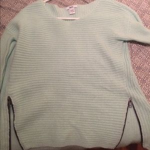Mint green/blue sweater